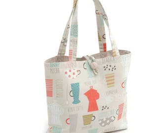 BAG has handles from the collection of COFFEE 14 x 38 x 63cm