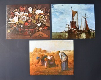 Vintage "Conoco" Gas Costumer Appreciation Fine Art Prints set of 3