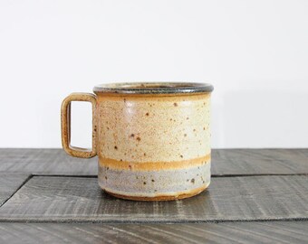 Hand Thrown Stoneware Piggy Mug