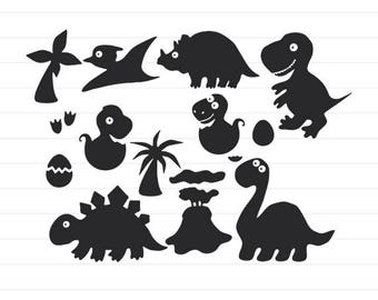 Free Free 61 Silhouette Baby Dinosaur Svg SVG PNG EPS DXF File
