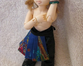 LTF/YOSD Blue Multi color 1/2 Skirt CLEARANCE Price