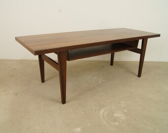 Mitte des Jahrhunderts dänischen Palisander Couchtisch, 1960er Jahre