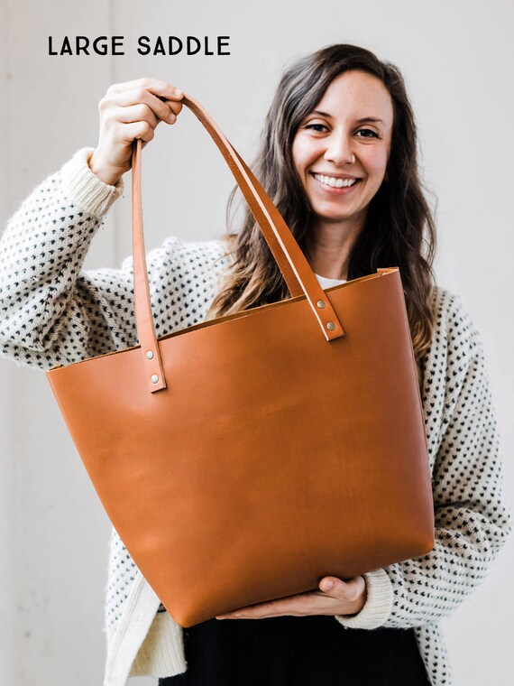 Leather Tote HUGE SALE Leather Bag Handmade in Portland