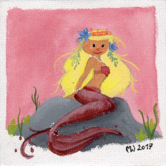 Mermaid on the rock
