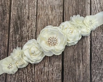 Ivory maternity sash, maternity sash, baby shower sash, ivory maternity sash, grey maternity sash, baby shower sash, photo prop