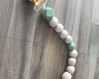 Baby pacifier. Made by hand. Soft and safe for kids