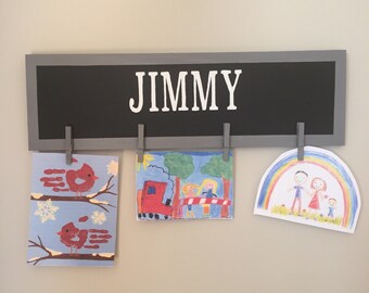 Customized Child's Art Display ~ art display
