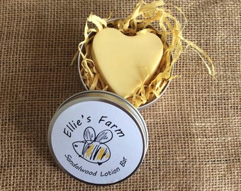 Handmade Natural Solid Lotion Bars, Lotion Bar Tin, Natural Skincare, Beeswax Lotion Bar, UK, Solid Lotion Bar, Beeswax Body Bar