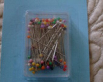 Needle head pins x 120 colors (sewing, knitting, designs...)