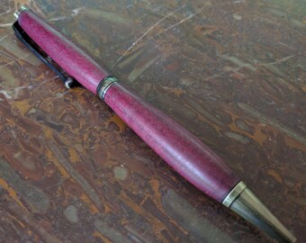 Purpleheart Slimline ballpoint pen