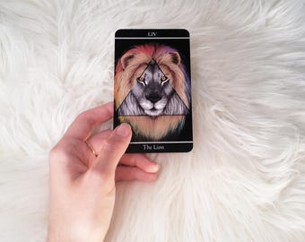 Forces Flora + Fauna Oracle Deck - Hand Illustrated, Oracle Deck, Oracle Cards, Nature Oracle, Psychedelic, Animal Oracle