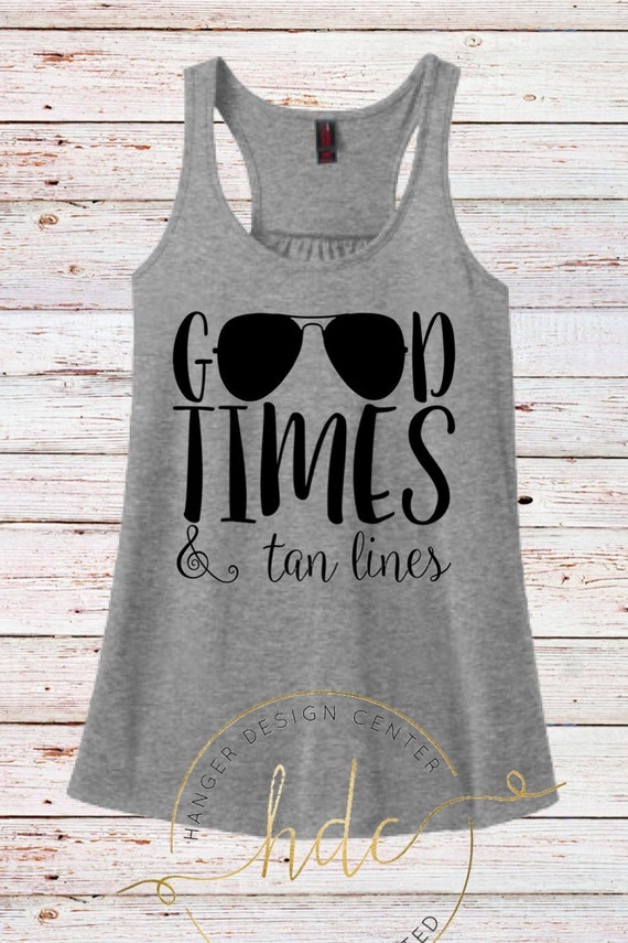 Download Beach Shirt/Good Times and Tan Lines Tank Top/Honeymoon