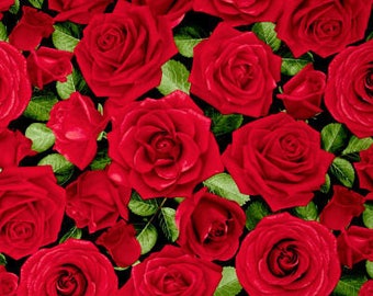 Glamour Roses Packed / custom fabric