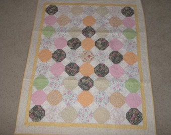 Baby Girl Snowball Quilt