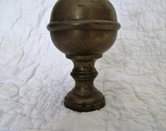 Antique Brass Finial - Fireplace surround Finial SALE