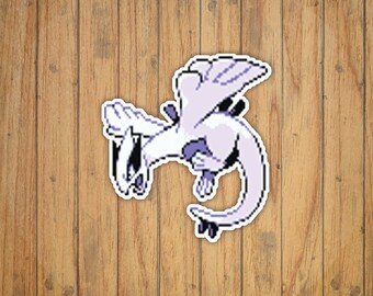 8-Bit Lugia Pokemon Decal/Sticker