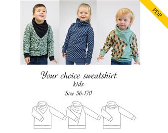 Your choice sweatshirt 56-170 PDF-pattern
