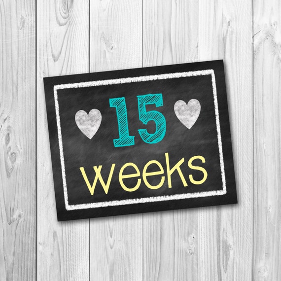 Pregnancy Calendar Countdown Chalkboard Printable Pregnancy