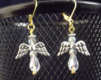LAST CHANCE SALE!! Angel Earrings - Clear