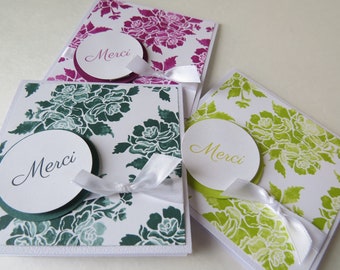 Thank you card, "Spring Flowers"