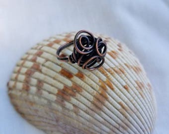 Copper Ring Size 7 1/2
