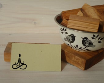 Yoga Me Olive Wood Stamp