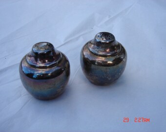 Vintage Silver Plated Salt and Pepper Shakers
