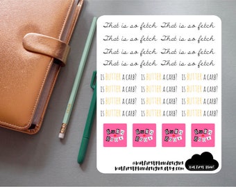 Mean Girls Burn Book Inspired Planner Stickers For Planners, Bullet Journals, Scrapbooking // Erin Condren, Happy Planner, Filofax