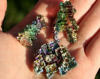 Rainbow Bismuth Crystal
