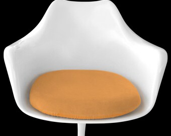 Orange Tulip Cushion Cover for Saarinen or Burke Arm Chair