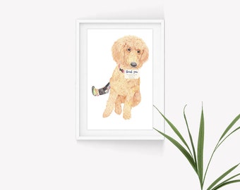 Custom Pet Portrait - Dog, Cat Paintings
