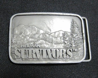 Belt Buckle, Herman SURVIVORS, Vintage