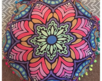 Mandala/meditation pillows - 17" - tassles - home decor