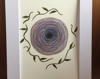 Lilac Flower original painting