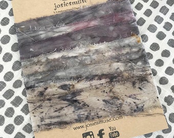 Hand Dyed Silk Ribbon Pack A