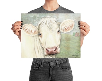 Farm Cow Paper Print