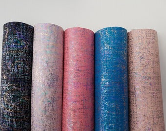 2 Toned Glitter Faux Leather Sheets