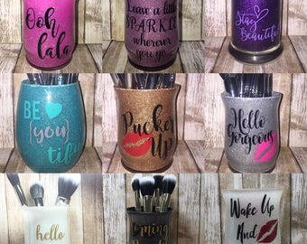 Glitter Make-up Brush Holder