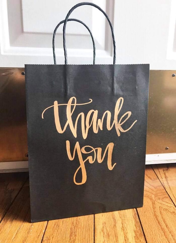  Thank you gift bags  craft paper bags  gift  bags  wedding gift 