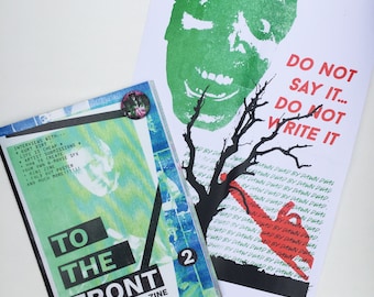 TO THE FRONT Zine Issue Two: B-Movie Horror Culture
