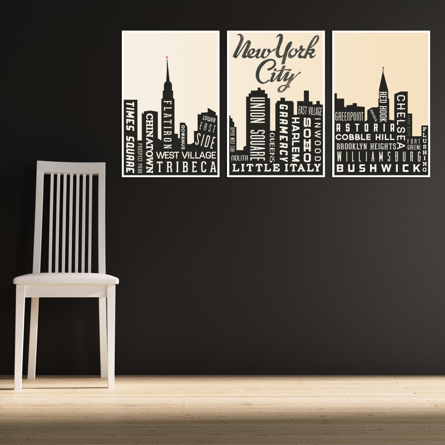 Travel Art Print New York City Art Skyline Living Room Decor Travel Art Print New York City Art Skyline Living Room Decor