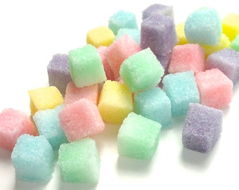 Pastel Colored Sugar Cubes for Tea Parties, Champagne Toasts, Weddings, High Tea, Mad Hatter Tea Party, Favors, Coffee, Shower, Multi Color