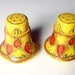 Vintage paper mache salt and pepper shakers Mexico