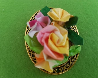Floral brooch, floral jewellery, ooak brooch, ooak jewellery, vintage flower brooch, floral pin, vintage flower jewellery, ornate brooches,