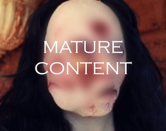 Two Face Mutant - Horror Latex Mask - Mature Content