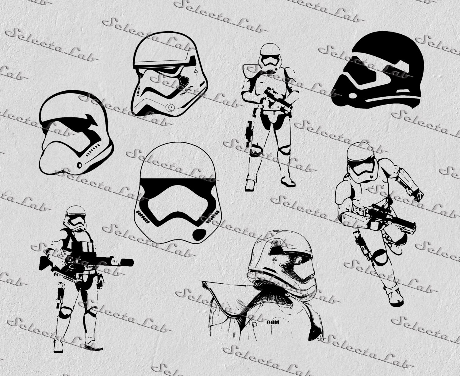 Download Digital SVG PNG stormtrooper first order star wars