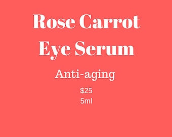 20% OFF! Rose Carrot Eye Serum