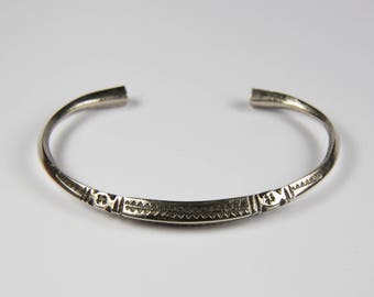 Tuareg Berber silver - ethnic jewelry bracelet niger burkina faso - handcrafted - handmade