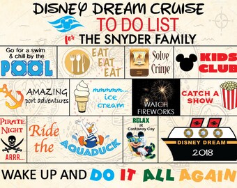 Disney Cruise Magnet Customized Pirate Treasure Map To Do List Door Magnet
