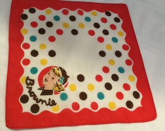 Brownie Hankie Handkerchief
